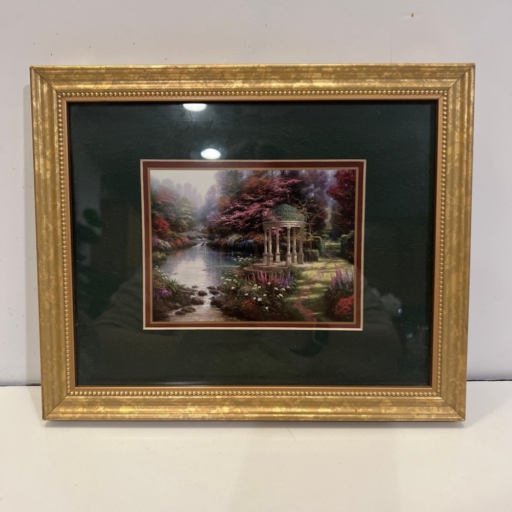 Thomas Kinkade "The Garden of Prayer" Accent Print Lightpost Publishing AA